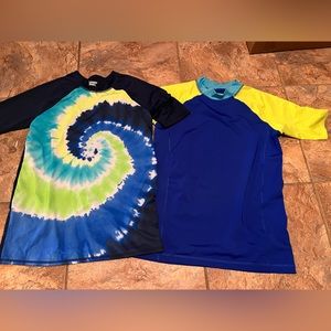 Lands End boys xxl 18-20 swim shirt could fit mens xsmall-small